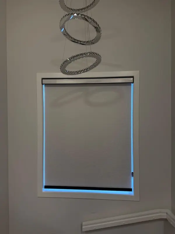 Solar Blinds in a Winnipeg home by Bay Blinds Canada